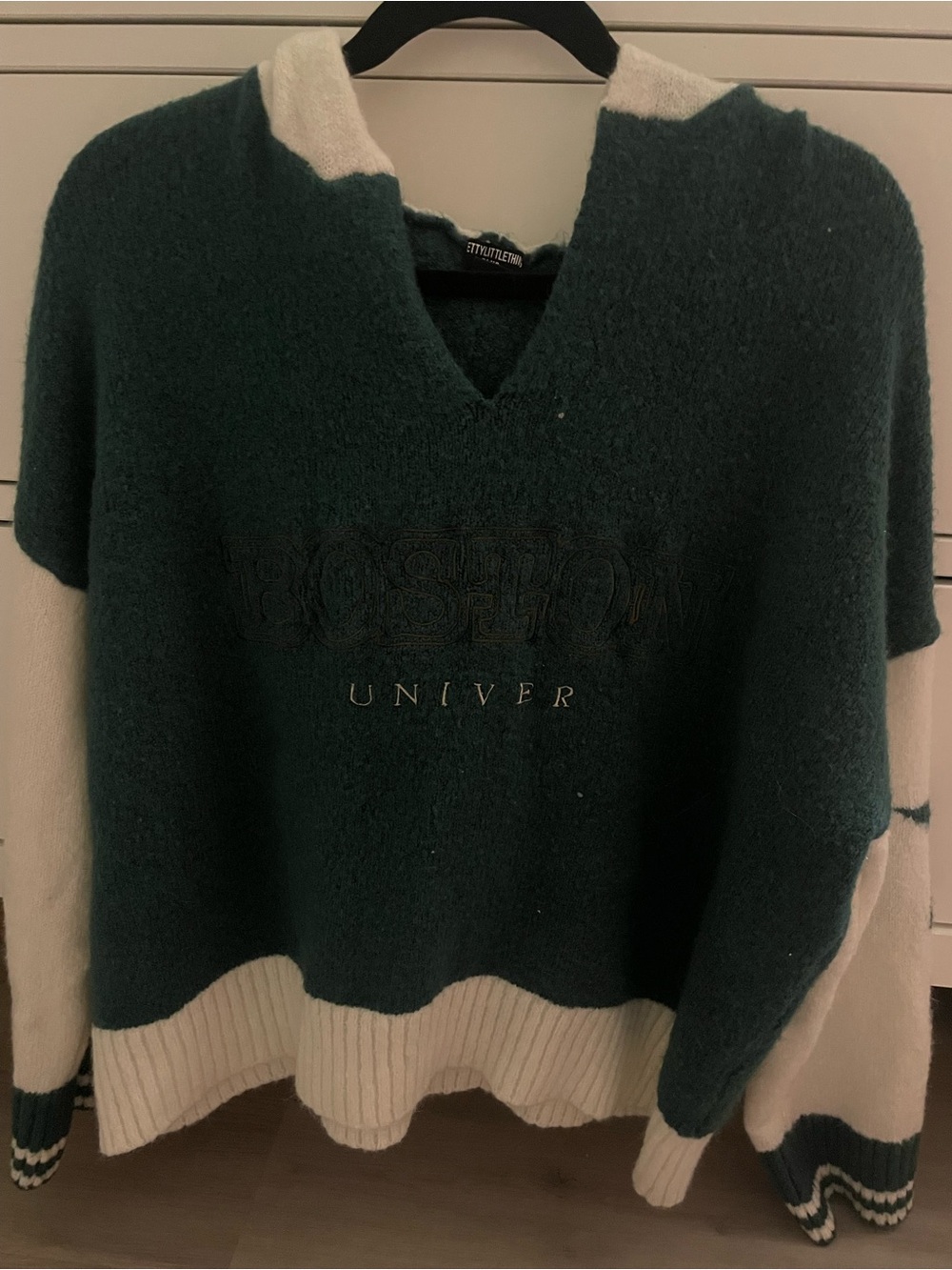Boston University Pull Over Sweater